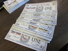 VINTAGE LOT 12 CONSECITIVE TOP DOG DOLLARS 1996 SERIES  SCRANTON WILKES-BARRE PA