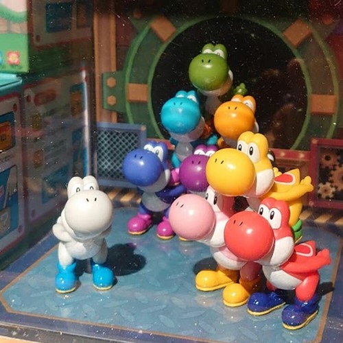 SUPER NINTENDO WORLD MARIO YOSHI Tsumiage Stack Game Figure Puzzle USJ Japan L/E - Picture 4 of 7