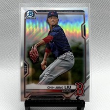 2021 Bowman Draft Chih-Jung Liu #BDC-190 Refractor Red Sox Prospect