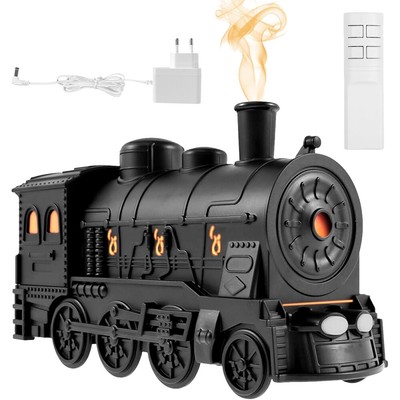 300ml Mini Train Shape Essential Oil Diffuser with Light Diffuser Humidifier DHL
