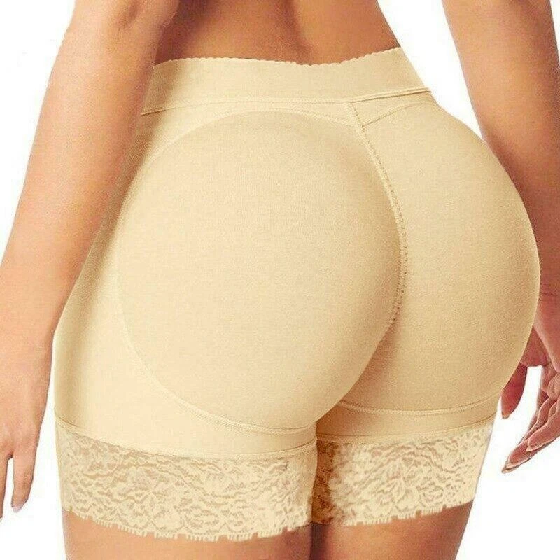 Pantaletas Con Relleno Para Levantar Gluteos Nalgas Licras Cortas De Mujer  Short