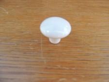 25 New White Ceramic Mushroom Knobs Cabinet Hardware 921