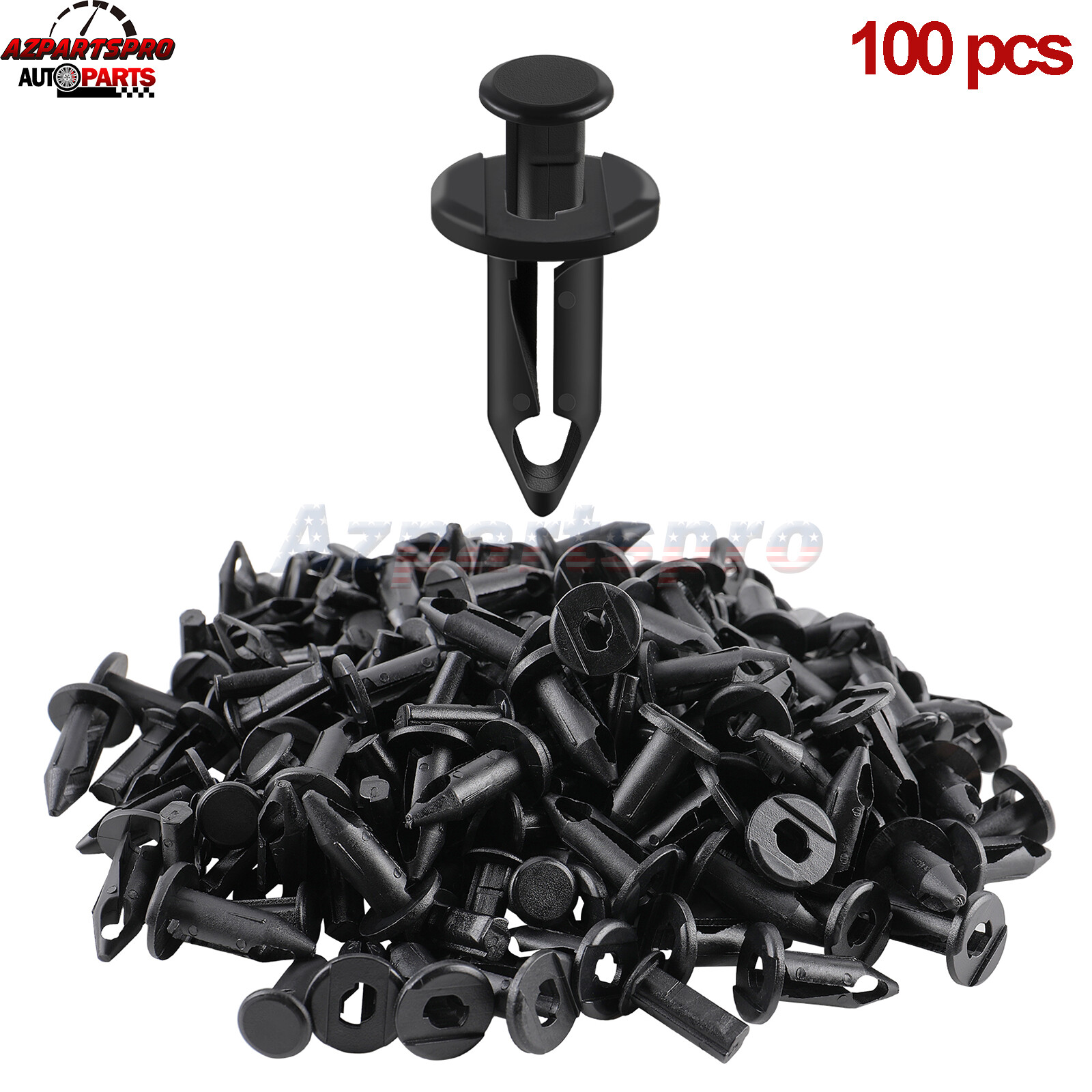 100x Retainer Fender Bumper Clips For Kawasaki Suzuki Polaris Arctic Cat Yamaha