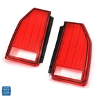 87-88 Monte Carlo New SS LS Tail Light Lamp Lens GM 16508510 16508511 Pair New