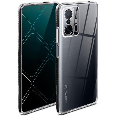 Hülle für Xiaomi 11T / 11T Pro Transparent Eckschutz Case Silikon Handyhülle