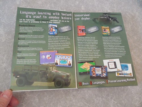 INSTANT IMMERSION ASIA DEPLOYMENT PACK - 6 LANGUAGES, 11 CD-ROMS, NEW, SEALED! - Picture 3 of 3