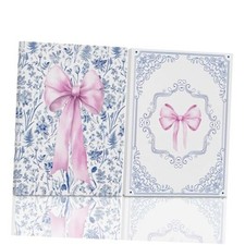 2PCs Pink and Blue Wall Art - Preppy Things Aesthetic Bow Decor multicolour 261