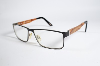Davidoff Brille 95122 Herren Schwarz Vollrand Metall Eyewear Brille Brillengestell 57mm