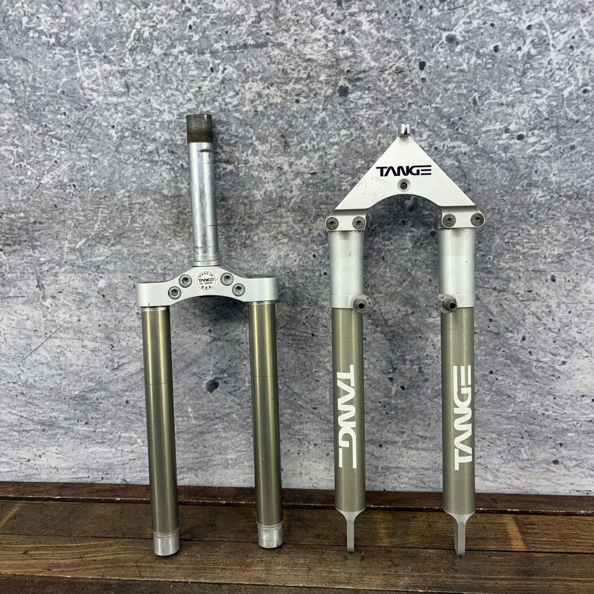 Vintage Tange Switchblades Suspension Fork PARTS 1in Threaded