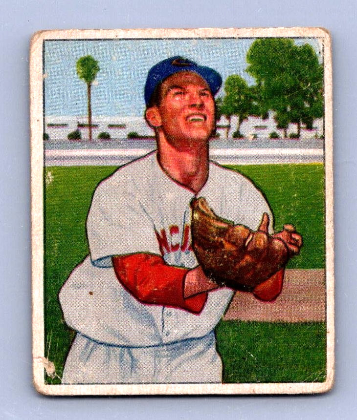 Lloyd Merriman #173 (Baseball Cards 1950 Bowman) — is it worth grading?
