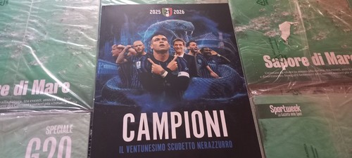 LIBRO INTER CAMPIONE D'ITALIA 2025-26 21° SCUDETTO NERAZZURRO GAZZETTA D.SPORT! - Afbeelding 3 van 7