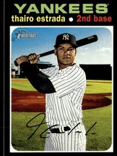 2020 Topps Heritage Thairo Estrada New York Yankees #313