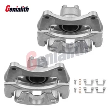 Front Brake Calipers w/Bracket For 2007-2017 Jeep Compass Patriot Dodge Avenger