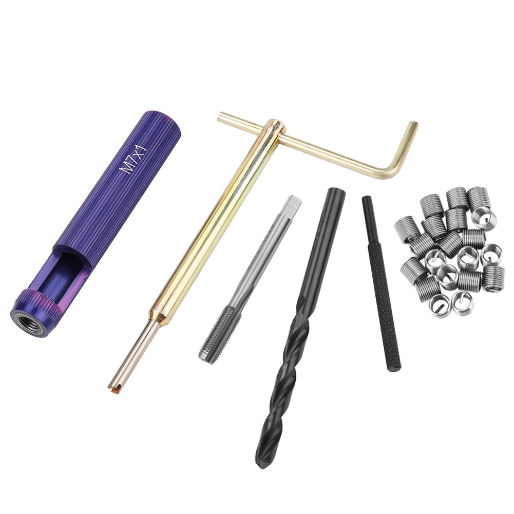 Thread Repair Tool Kit Durable Tools For Thread Restoration For Automotive Stain