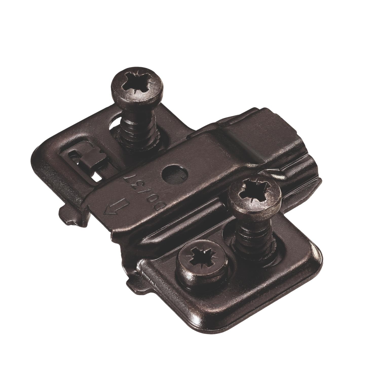 Titus T-Type Adjustable Hinge Mounting Plate Black 700-0KC0-068