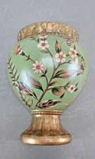 TJ Maxx Butterflies & Floral Ceramic Wall Pocket Vase 10" high & 87" wide