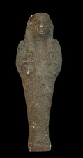 AuthenticAncient Egyptian Ushabti Figure – Rare Stone Funerary Figure BC