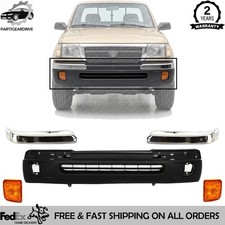Front Bumper Textured Turn Signal Lamps Kit For 1998-2000 Toyota Tacoma Front Bumper Textured Turn Signal Lamps Kit For 1998-2000 Toyota Tacoma