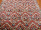 Turkish Oushak Rug, Geometric Multicolored Handmade Bohemian Rug 6x9 Ft — photo 6