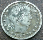 US 1897 Barber Quarter  **