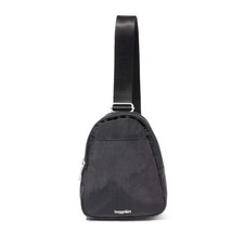 Baggallini Double Zip Mini Sling One Size Black