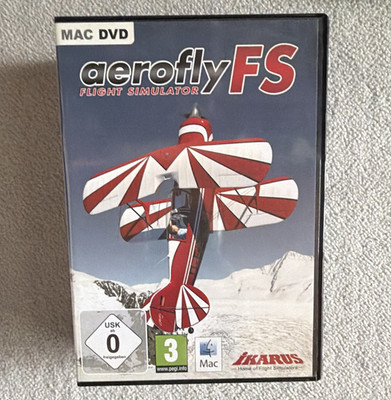 Ikarus aerofly FS Flight Simulator Flugsimulator-Spiel für Mac DVD (USK 0)