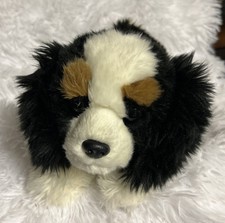 Aurora Bernese Mountain Dog Puppy Plush Stuffed Animal 12" Black White Brown Toy
