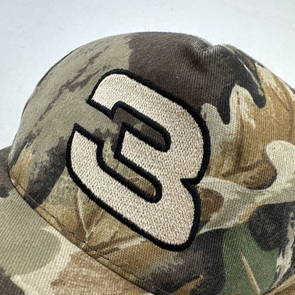 Vintage Dale Earnhardt Hat Adults Snapback Realtree Camo #3 Logo NASCAR - Image 4 of 4