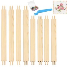 8 Pcs Stretcher Bars for Needlework Canvas - 2 Different Sizes