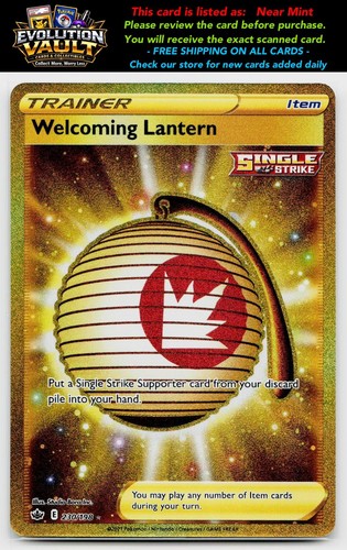 SWSH06: Chilling Reign #230/198 Welcoming Lantern (Secret)