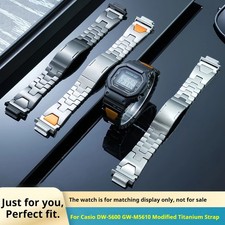 For Casio DW5600 GW-B5600 GW-M5610 GM5600 Metal Watch Case GW-B5600 Steel Strap