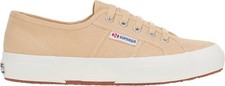 Superga Womens 2750 Cotu Canvas Sneakers  Beige Buff/Favorio  Authentic New