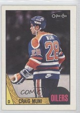 1987-88 O-Pee-Chee Craig Muni #206 0a1