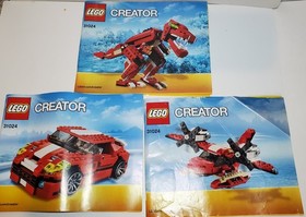 Lego Creator 3 In 1: Roaring Power (31024) 100% Complete Excellent Condition