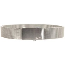 New Nike Golf NIKE TECH GRIP WEB BELT LT SMOKE GREY M 36/38 
