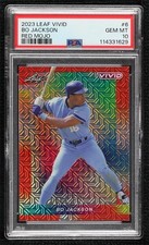 2023 Leaf Vivid Red Mojo 5/8 Bo Jackson #6 PSA 10 GEM MT 0p1e