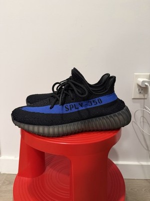 adidas Yeezy Boost 350 V2 Men s Sneaker Black/Blue SPLY-350 Size 9