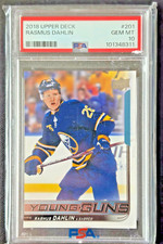 Rasmus Dahlin YG RC PSA 10 GEM MT 2018-19 Upper Deck #201