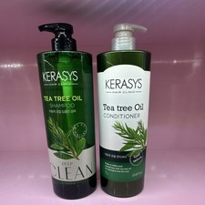 KERASYS Hair Clinic Tea Tree Oil Deep Clean Shampoo  Conditioner Set 33.8