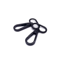 15 PCS Black Swivel Lobster Clasps Hooks For Purse Making Handbag 1 Inch