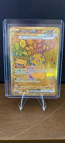 Pikachu ex 179/131 Hyper Rare Sv: Prismatic Evolutions Holo Raw