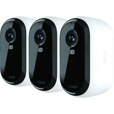 Arlo Essential2 2k Außenkamera 3er Pack Smart Home Überwachungskamera - Weiß NEU