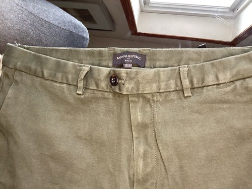 Mens Clothing Bundle Banana Republic Short/Long Sleeve, Sweater L & Chinos 35X30 - Picture 6 of 15