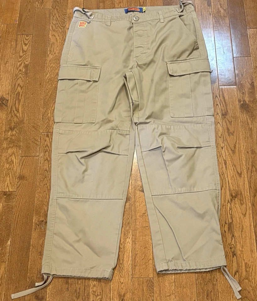 Empyre 2 PARES Pantalones Carga Hombres 30 Tostado Caqui Verde Patinador Streetwear Grunge Y2K Foto 4 de 4