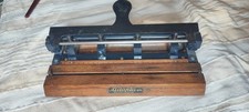 The Adapta No 4  Antique For Hole Paper Punch Vintage Office Filing Equipment