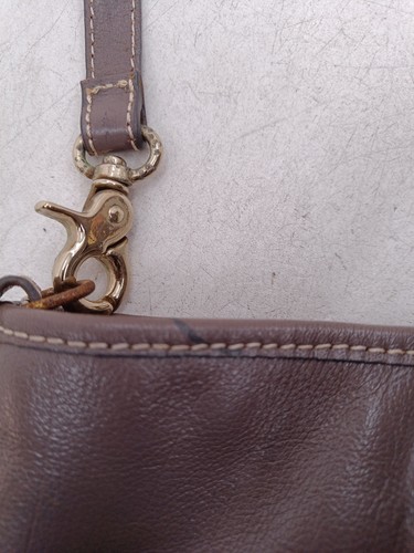 Emporio Armani Women's Bag Brown 100% Leather Shoulder Bag - Picture 5 of 7
