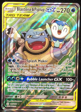 Blastoise & Piplup GX 215/236 Tag Team (Cosmic Eclipse 2019) Pokemon Nintendo on eBay