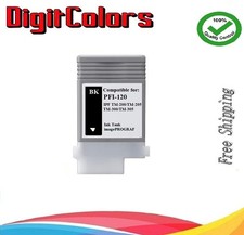 PFI-120 Black Ink Cartridge Fit Canon iPF TM-200/205/250/255/300/305/350/355 BK