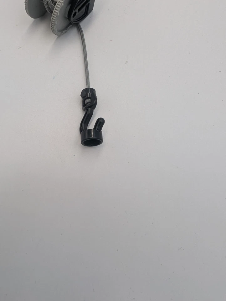 1x Lego Duplo schwarz 2x2 Seilwinde Haken flach 4654 4653c01 - Bild 4 von 4