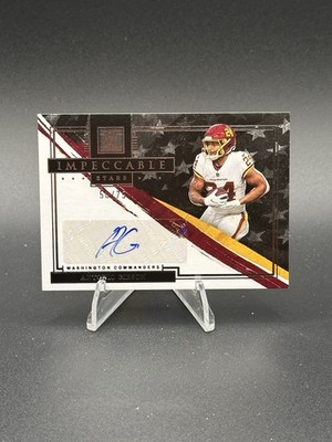 2022 Impeccable Stars Signatures ANTONIO GIBSON #SS-AGI #71/75 Commanders Auto